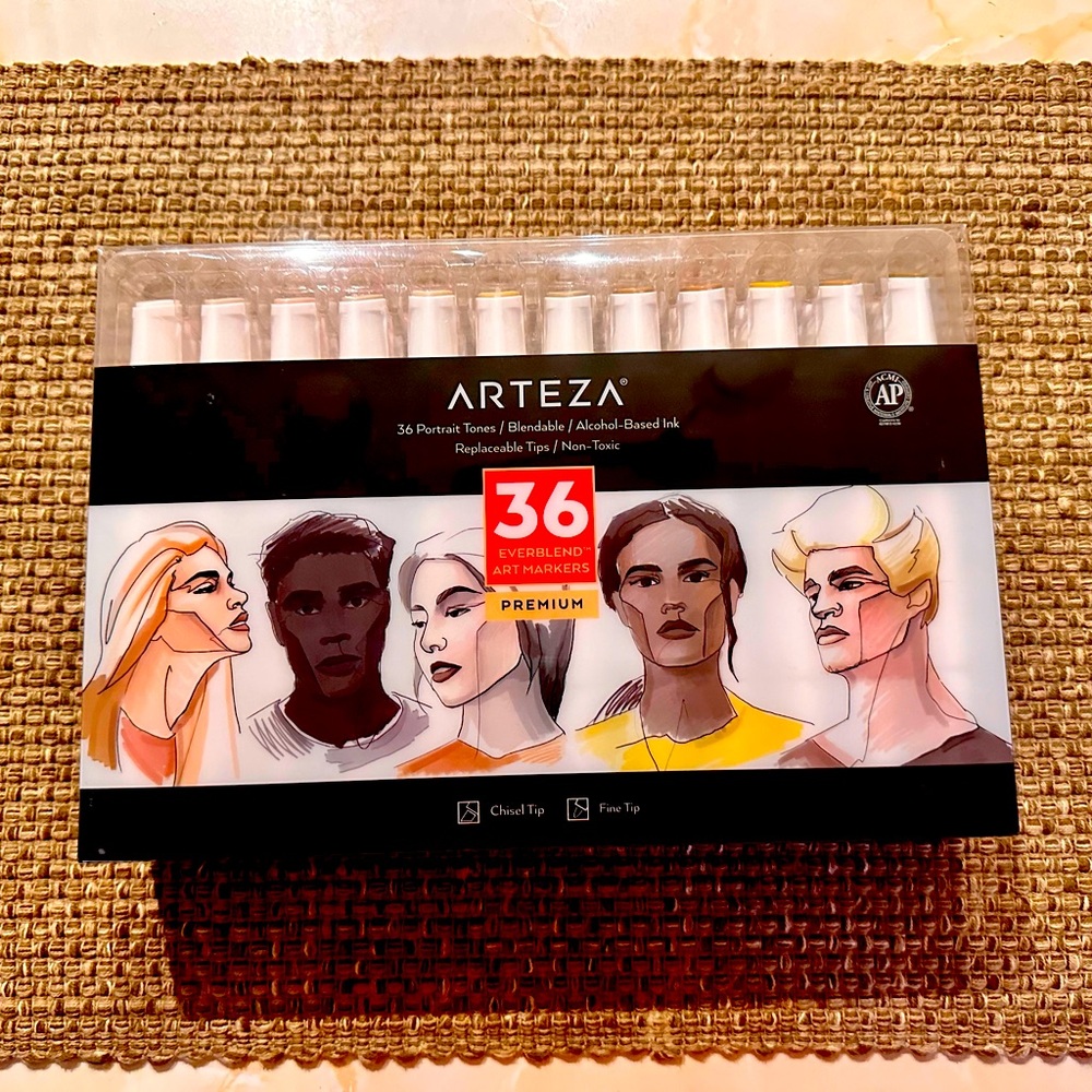 Arteza 36 portrait tone alcohol markers